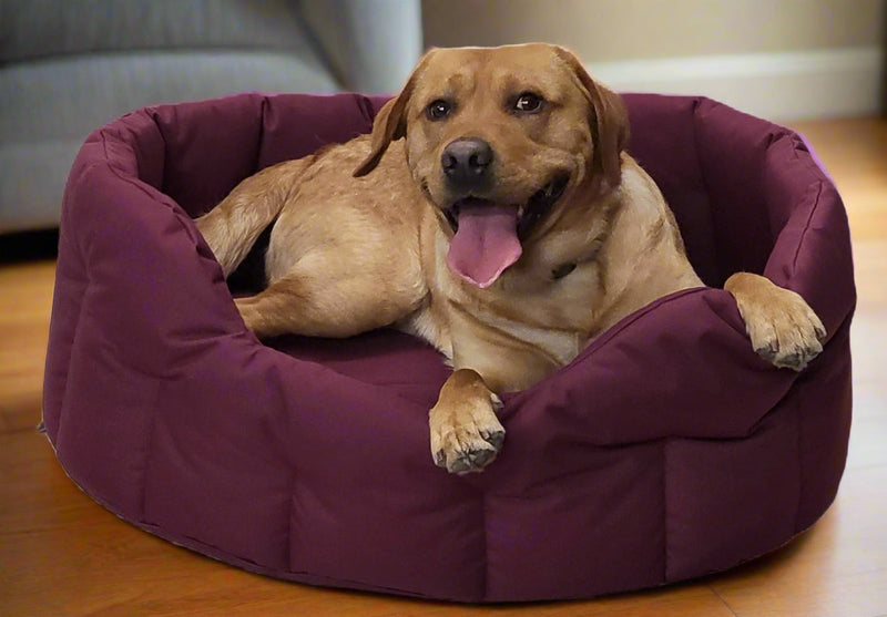 Load image into Gallery viewer, P&amp;L Country Dog Tough Heavy Duty Oval High Sided Waterproof Dog Beds.
