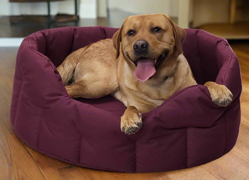 Load image into Gallery viewer, P&amp;L Country Dog Tough Heavy Duty Oval High Sided Waterproof Dog Beds.

