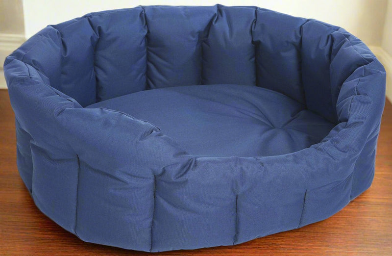 Load image into Gallery viewer, P&amp;L Country Dog Tough Heavy Duty Oval High Sided Waterproof Dog Beds.
