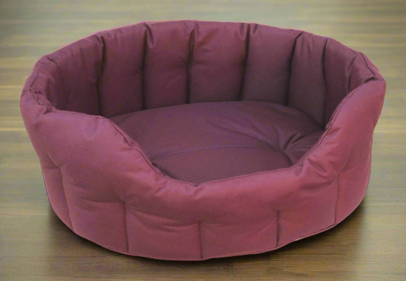 Load image into Gallery viewer, P&amp;L Country Dog Tough Heavy Duty Oval High Sided Waterproof Dog Beds.
