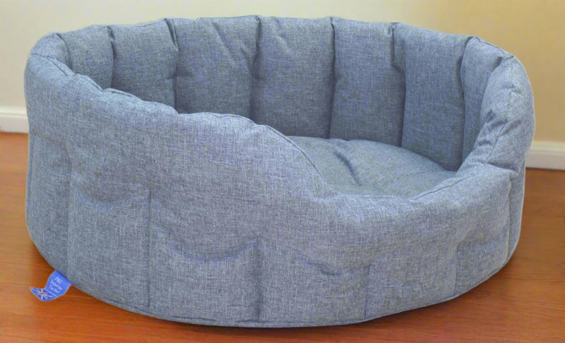 Load image into Gallery viewer, P&amp;L Country Dog Tough Heavy Duty Oval High Sided Waterproof Dog Beds.
