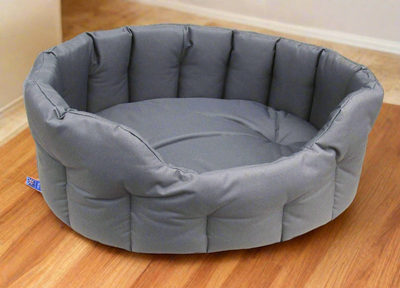 Load image into Gallery viewer, P&amp;L Country Dog Tough Heavy Duty Oval High Sided Waterproof Dog Beds.
