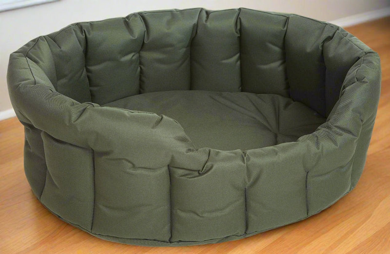 Load image into Gallery viewer, P&amp;L Country Dog Tough Heavy Duty Oval High Sided Waterproof Dog Beds.
