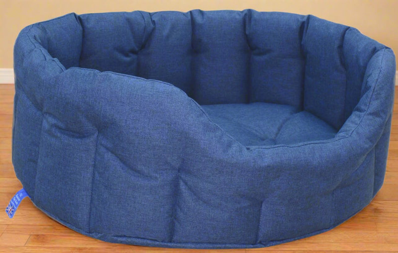 Load image into Gallery viewer, P&amp;L Country Dog Tough Heavy Duty Oval High Sided Waterproof Dog Beds.
