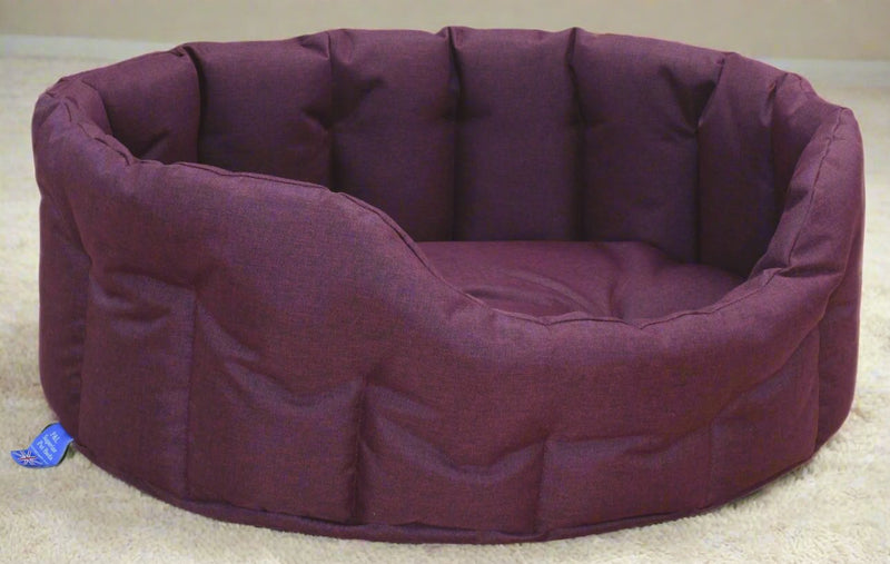 Load image into Gallery viewer, P&amp;L Country Dog Tough Heavy Duty Oval High Sided Waterproof Dog Beds.
