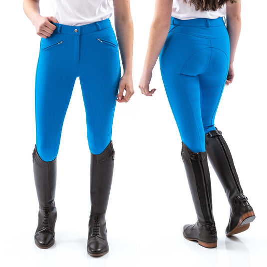 Whitaker B142 L Miami Ladies Breeches/Silicone Seat Blue