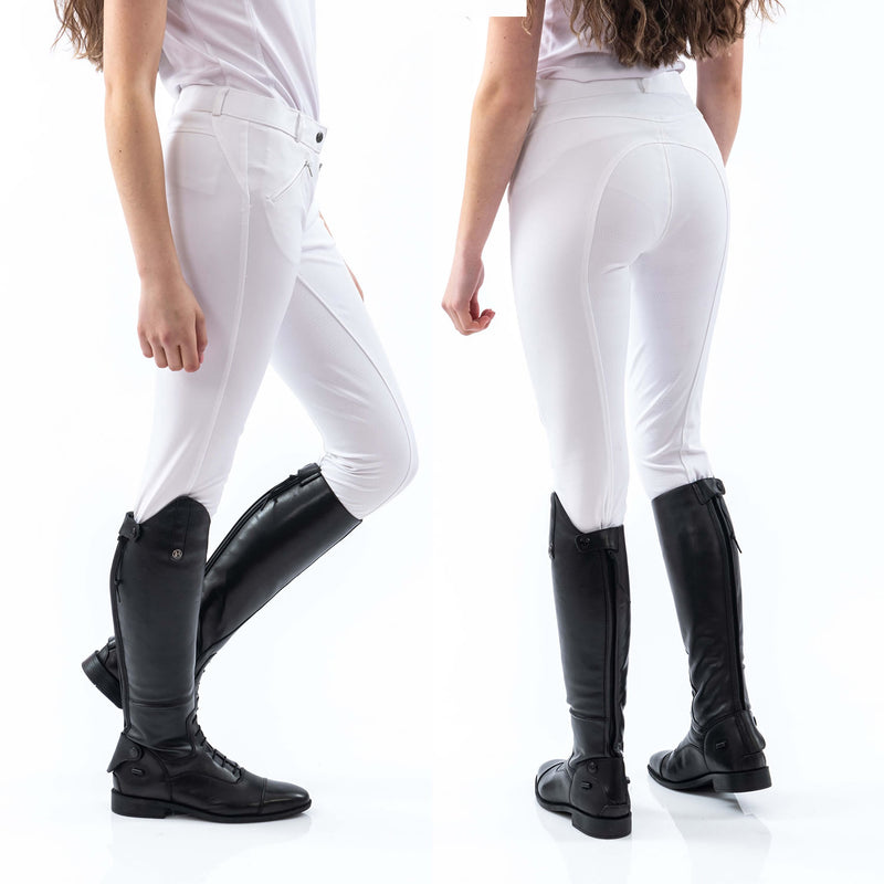 Load image into Gallery viewer, Whitaker B142 L Miami Ladies Breeches With Silicone Seat Whit
