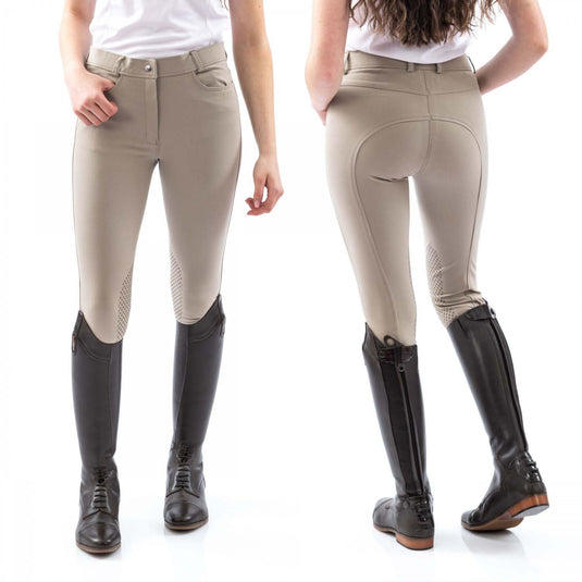 Whitaker B155 L Clayton Ladies Breeches With Grip Knee Beige