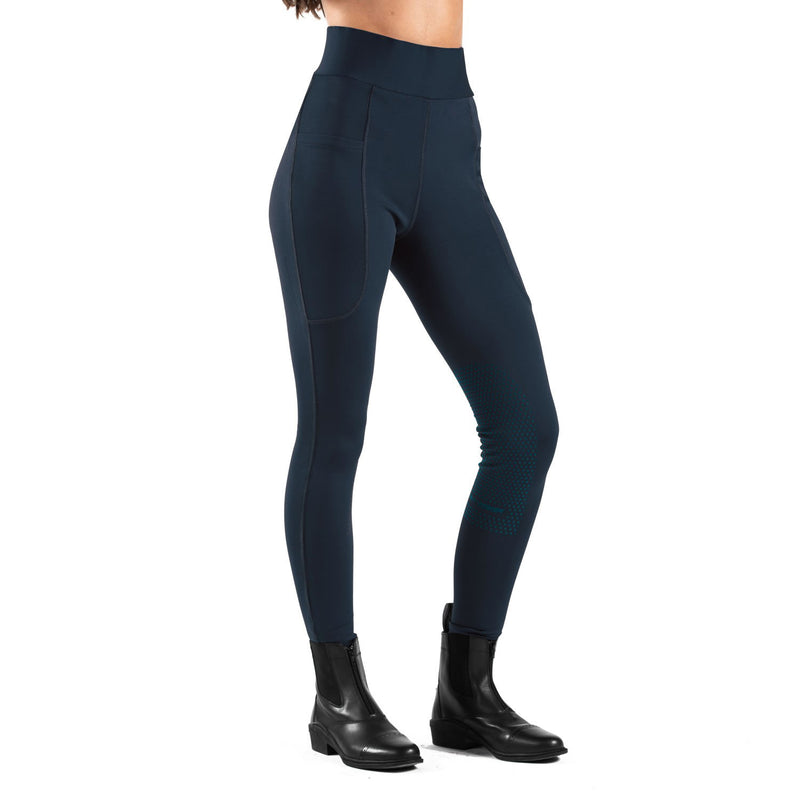 Load image into Gallery viewer, Whitaker B368 K Poynton Kids Riding Tights Navy
