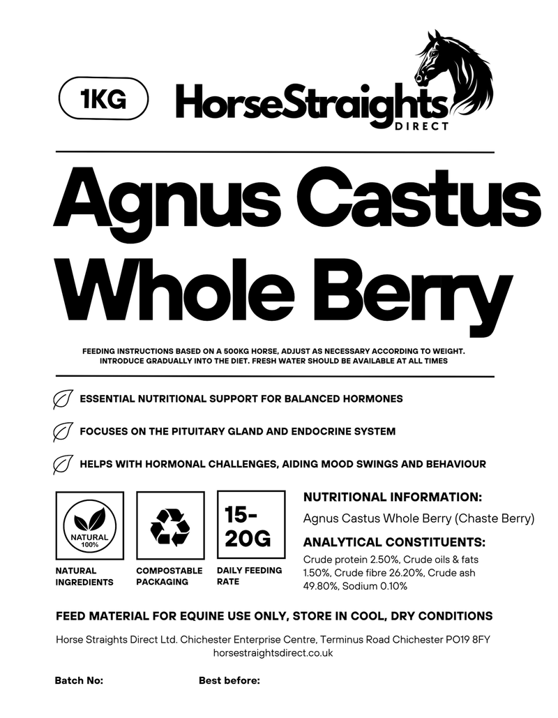 Load image into Gallery viewer, Agnus Castus - Chaste Tree - Whole Berry - Ashurst Equestrian &amp; Country
