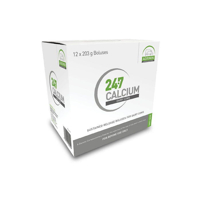Agrimin 24 7 Calcium Bolus Dairy Cows - Ashurst Equestrian & Country