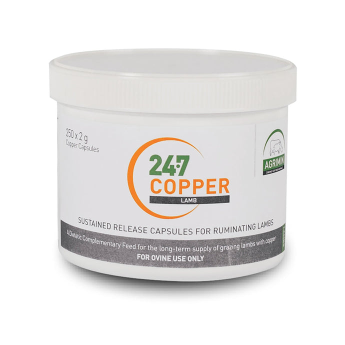 Agrimin 24 7 Copper Capsules Lamb - Ashurst Equestrian & Country