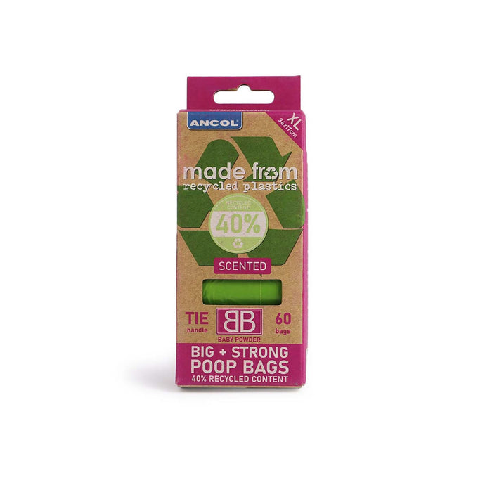 Ancol Made From Scented Poop Bag Refills Baby Powder - Ashurst Equestrian & Country