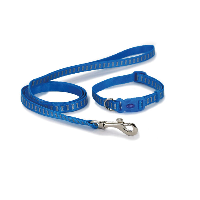Ancol Small Bite Reflective Collar & Lead - Ashurst Equestrian & Country
