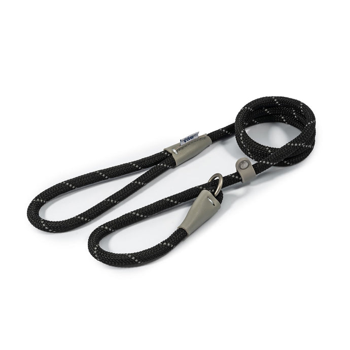 Ancol Viva Rope Slip Lead Black - Ashurst Equestrian & Country