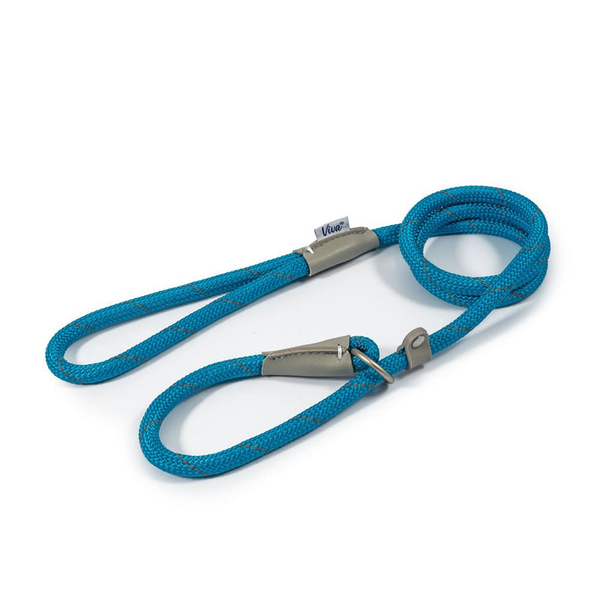 Ancol Viva Rope Slip Lead Blue - Ashurst Equestrian & Country