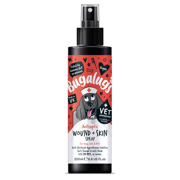 Load image into Gallery viewer, Bugalugs Antiseptic Wound &amp; Skin Spray 200ml
