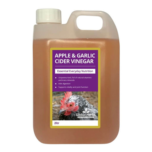 Apple Garlic Cider Vinegar - For Chickens - Ashurst Equestrian & Country