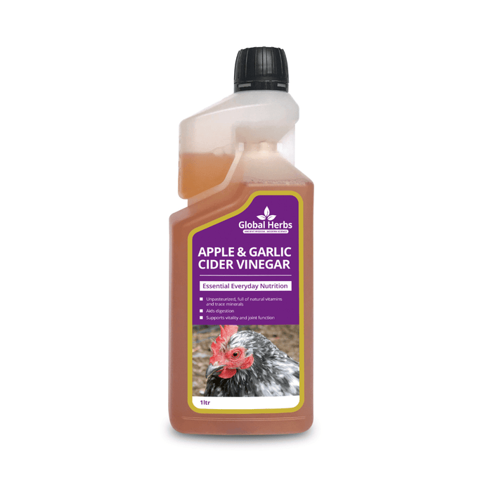 Apple Garlic Cider Vinegar - For Chickens - Ashurst Equestrian & Country