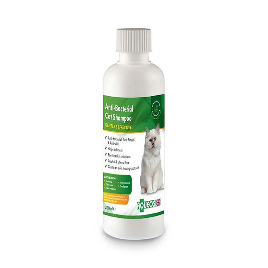 Aqueos Anti Bacterial Cat Shampoo - Ashurst Equestrian & Country