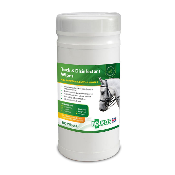 Aqueos Tack & Disinfectant Wipes - Ashurst Equestrian & Country