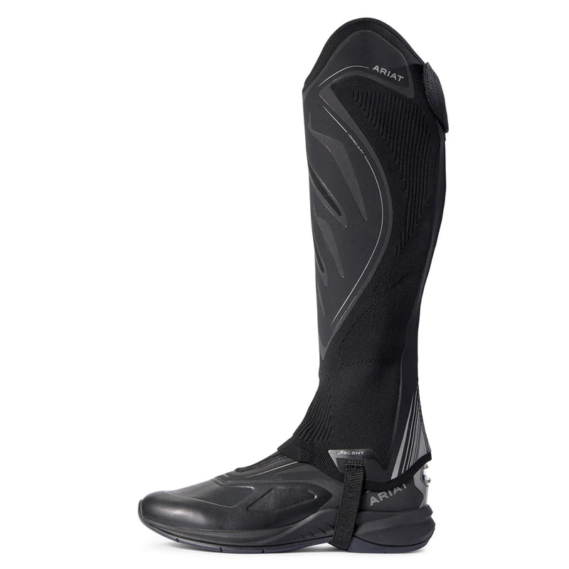 Load image into Gallery viewer, Ariat Ascent Unisex Half Chaps - Black - Ashurst Equestrian &amp; Country
