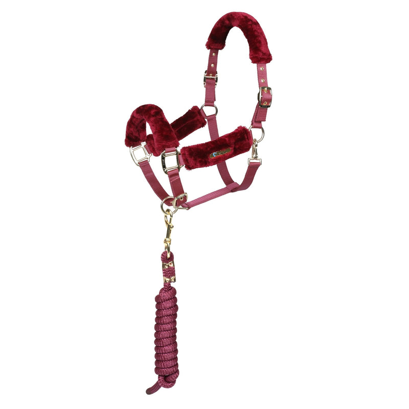 Load image into Gallery viewer, ARMA Faux Fur Headcollar &amp; Lead Rope - Ashurst Equestrian &amp; Country
