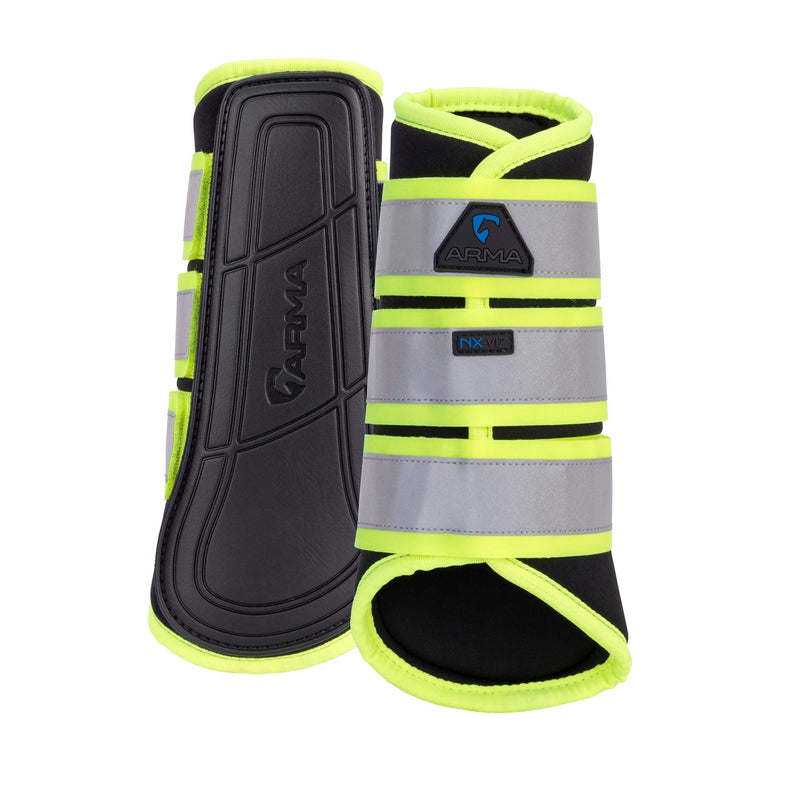 Load image into Gallery viewer, ARMA NX-VIZ Brushing Boots - Ashurst Equestrian &amp; Country
