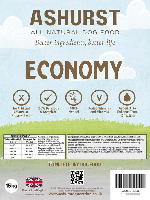 ASHURST ADULT DOG ECONOMY DOG - Ashurst Equestrian & Country
