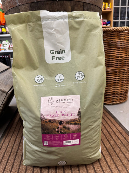 Ashurst Adult Dog Grain Free Duck & Sweet Potato - Ashurst Equestrian & Country