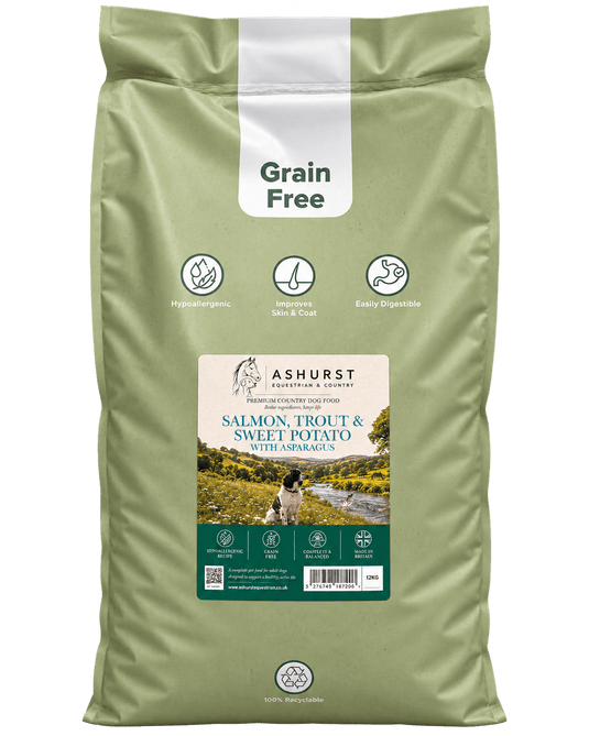 Ashurst Adult Dog 'Grain Free' Salmon, Trout, Sweet Potato & Asparagus - Ashurst Equestrian & Country