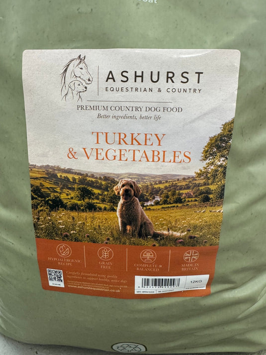 Ashurst Adult Dog Grain Free Turkey & Vegetables - Ashurst Equestrian & Country