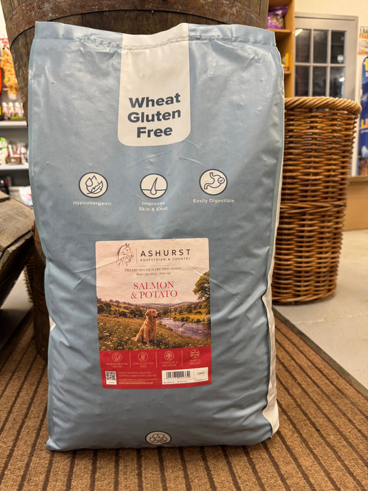 Ashurst Adult Dog 'Wheat Gluten Free' Salmon & Rice - Ashurst Equestrian & Country