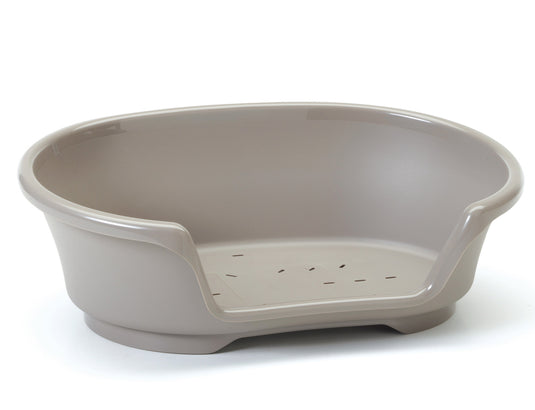 Nobby Cosy Air Plastic Dog Bed - Grey