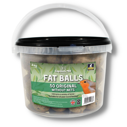 Copdock Mill Wild Bird Fat Balls 50 Pack Bucket - No Nets