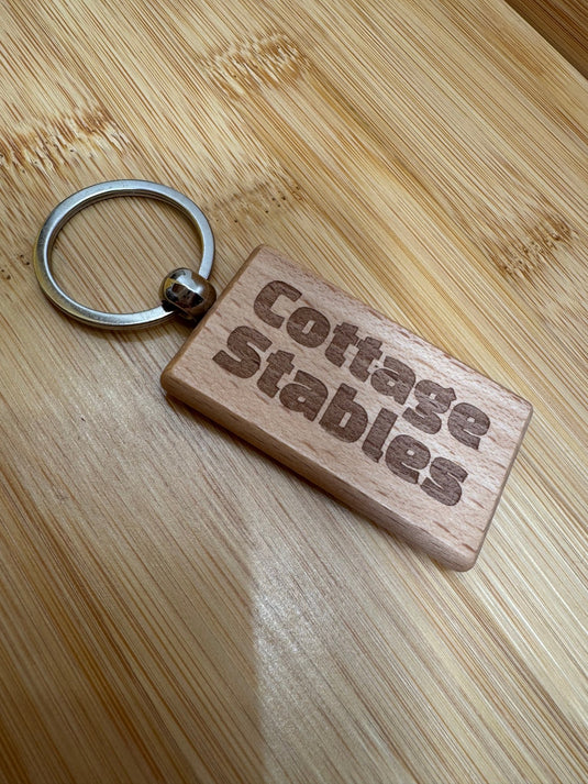 Ashurst Double - Sided Personalised Bamboo Stable Tag - Ashurst Equestrian & Country