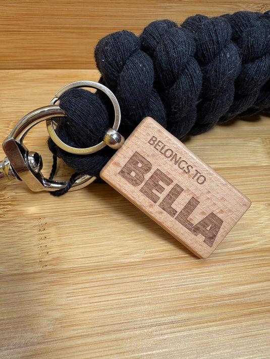 Ashurst Double - Sided Personalised Bamboo Stable Tag - Ashurst Equestrian & Country