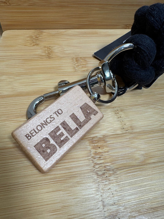 Ashurst Double - Sided Personalised Bamboo Stable Tag - Ashurst Equestrian & Country