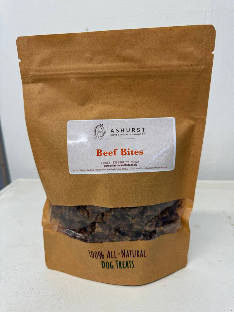 Load image into Gallery viewer, Ashurst Dried Beef Bites - 200g - Ashurst Equestrian &amp; Country
