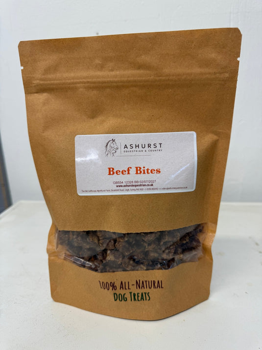 Ashurst Dried Beef Bites - 200g - Ashurst Equestrian & Country