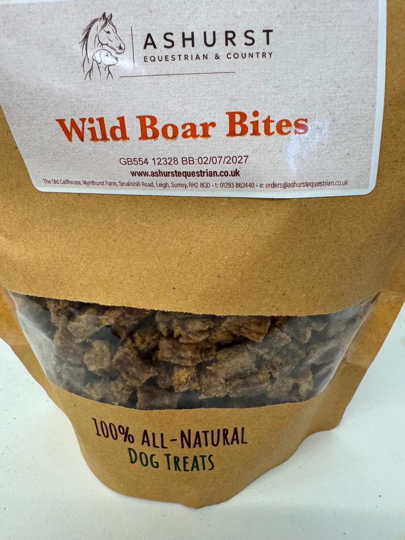 Load image into Gallery viewer, Ashurst Dried Wild Boar Bites - 200g - Ashurst Equestrian &amp; Country
