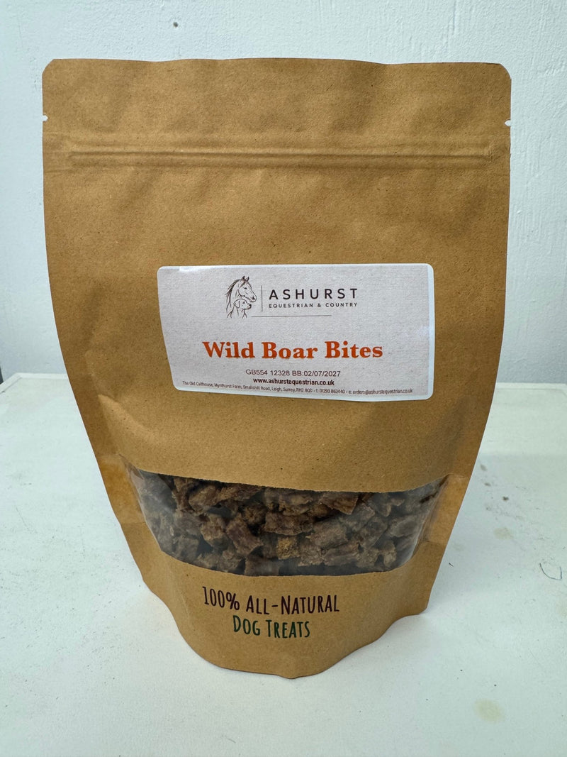 Load image into Gallery viewer, Ashurst Dried Wild Boar Bites - 200g - Ashurst Equestrian &amp; Country
