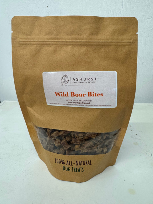 Ashurst Dried Wild Boar Bites - 200g - Ashurst Equestrian & Country