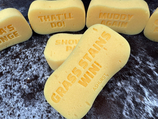 Ashurst Engraved Horse Care Sponge (Carr & Day & Martin) - Ashurst Equestrian & Country