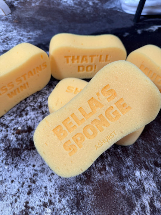 Ashurst Engraved Horse Care Sponge (Carr & Day & Martin) - Ashurst Equestrian & Country