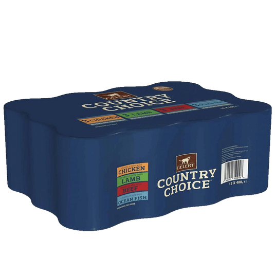 Gelert Country Choice Cat Variety Wet Food 12 x 400g