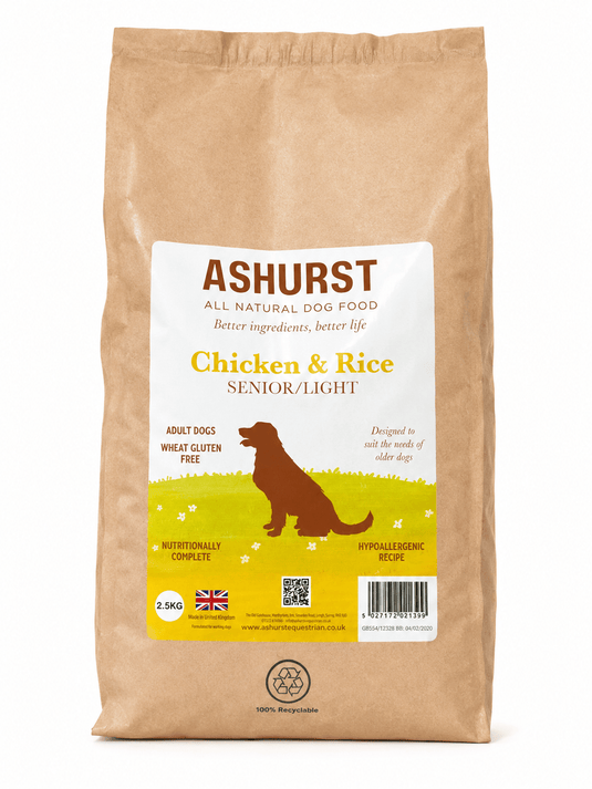 Ashurst Gluten Free Chicken & Rice - Senior/Light - Ashurst Equestrian & Country
