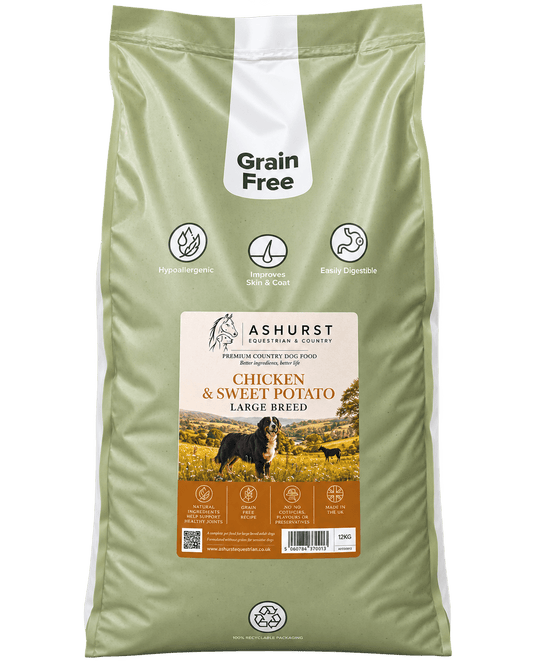 Ashurst Grain Free Chicken & Sweet Potato Large Breed - Ashurst Equestrian & Country