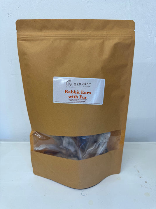 Ashurst Rabbit Ears with Fur - 100g - Ashurst Equestrian & Country