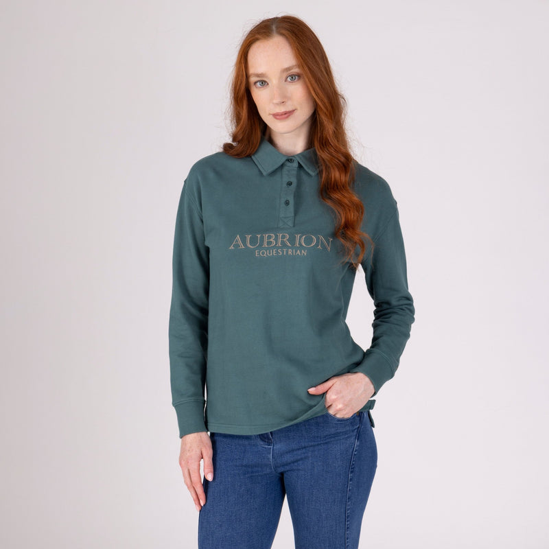 Load image into Gallery viewer, Aubrion Equestrian Button Sweatshirt - Ashurst Equestrian &amp; Country
